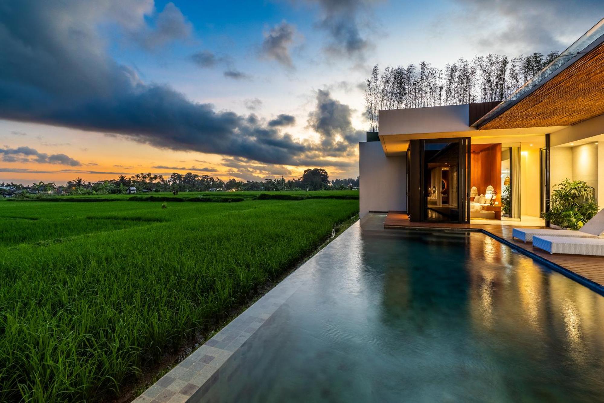 Green Flow Ubud Villas I חדר תמונה